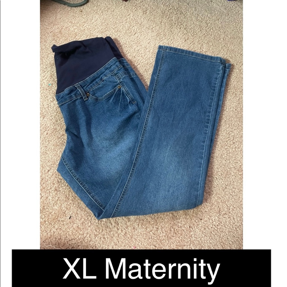 3 for $25 Maternity XL bootcut Jeans
